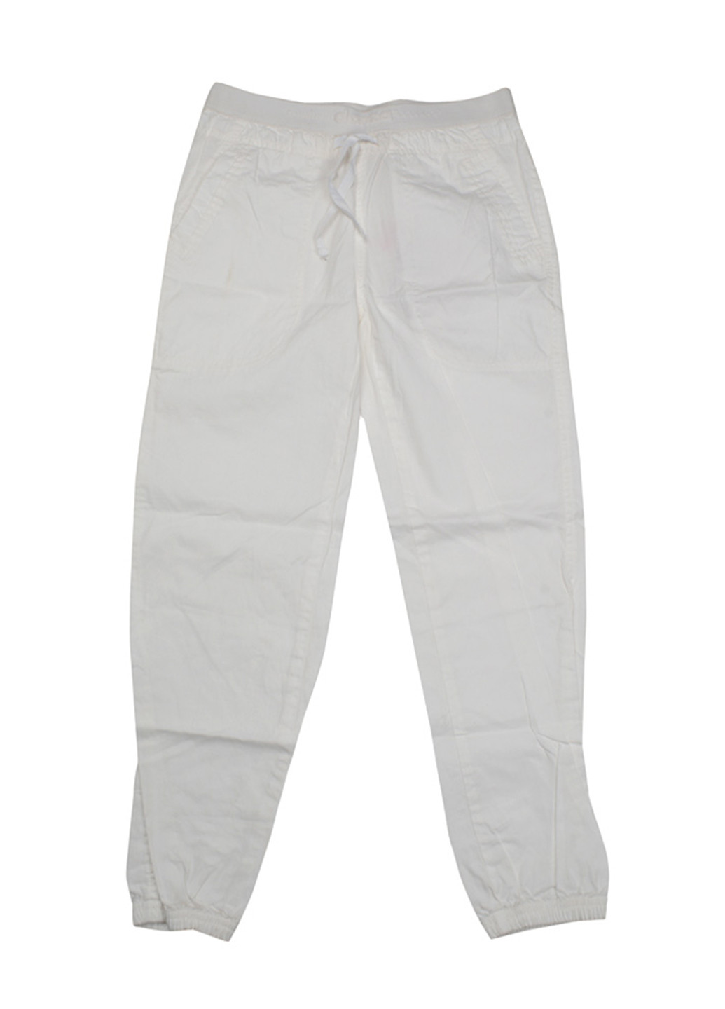 Белые кэжуал летние со средней талией брюки Danza