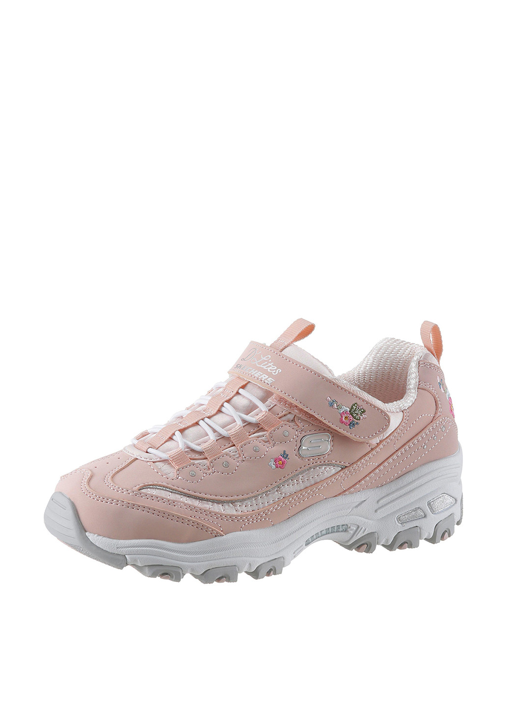 Рожеві всесезонні кросівки Skechers