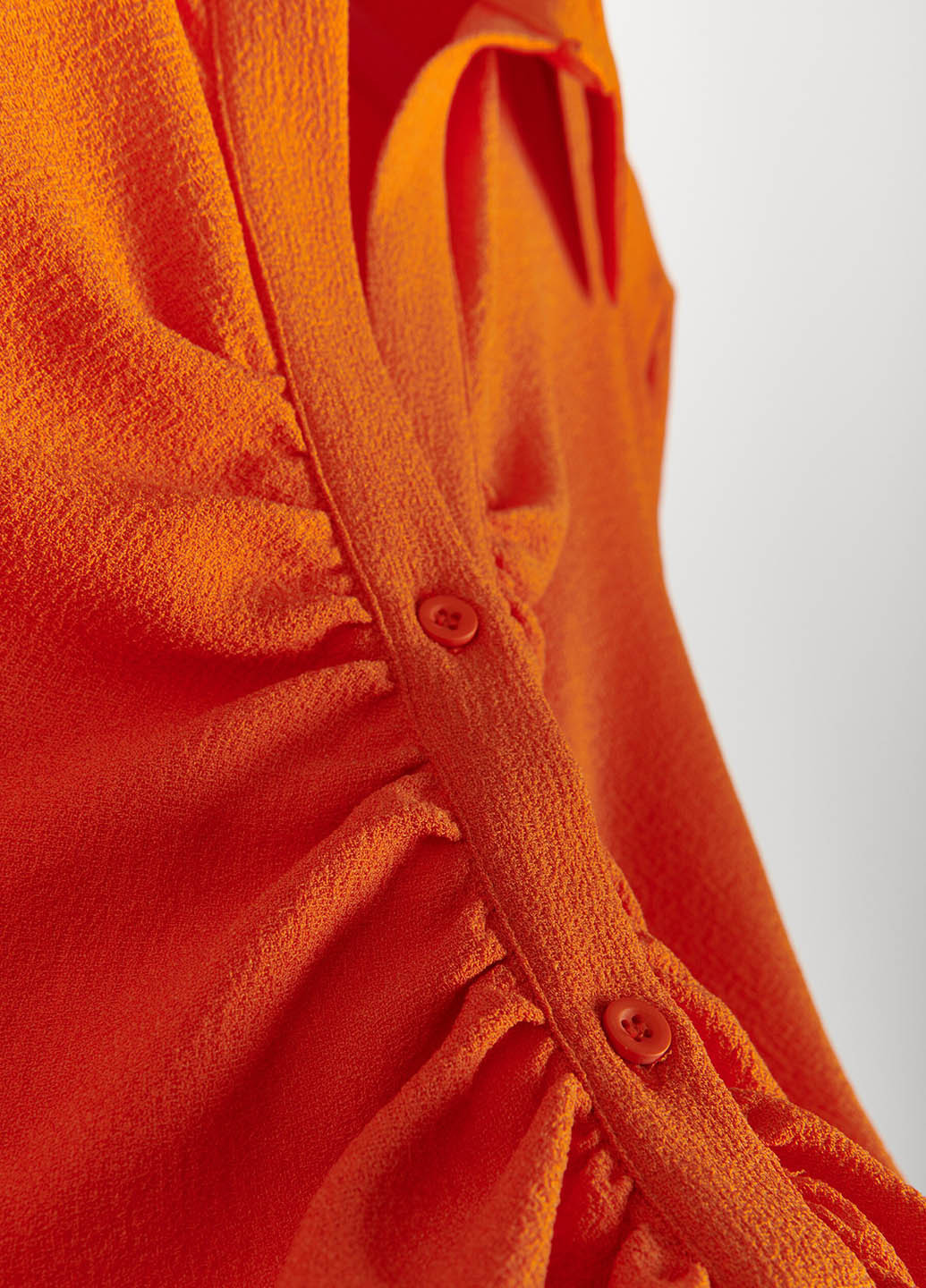 Оранжевая кэжуал рубашка однотонная Reserved