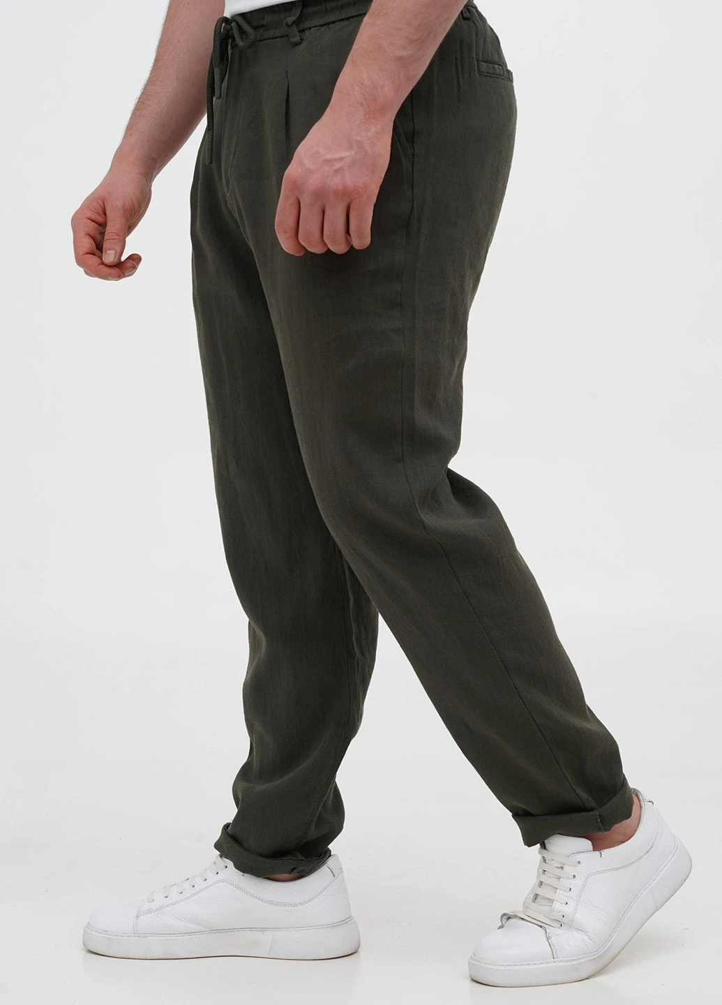 Хаки кэжуал летние прямые брюки Trend Collection