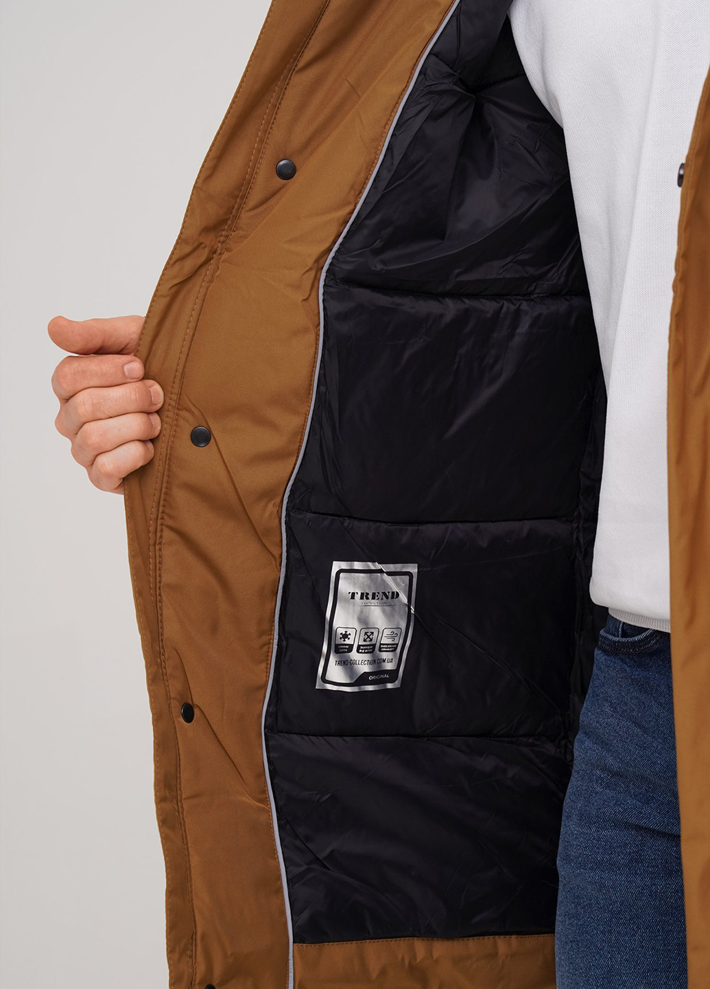 Гірчична зимня куртка Trend Collection