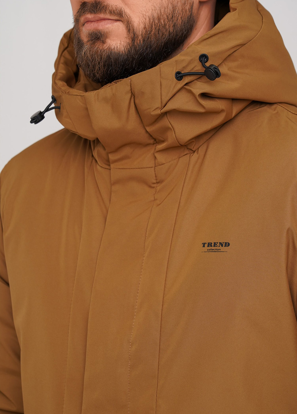 Горчичная зимняя куртка Trend Collection