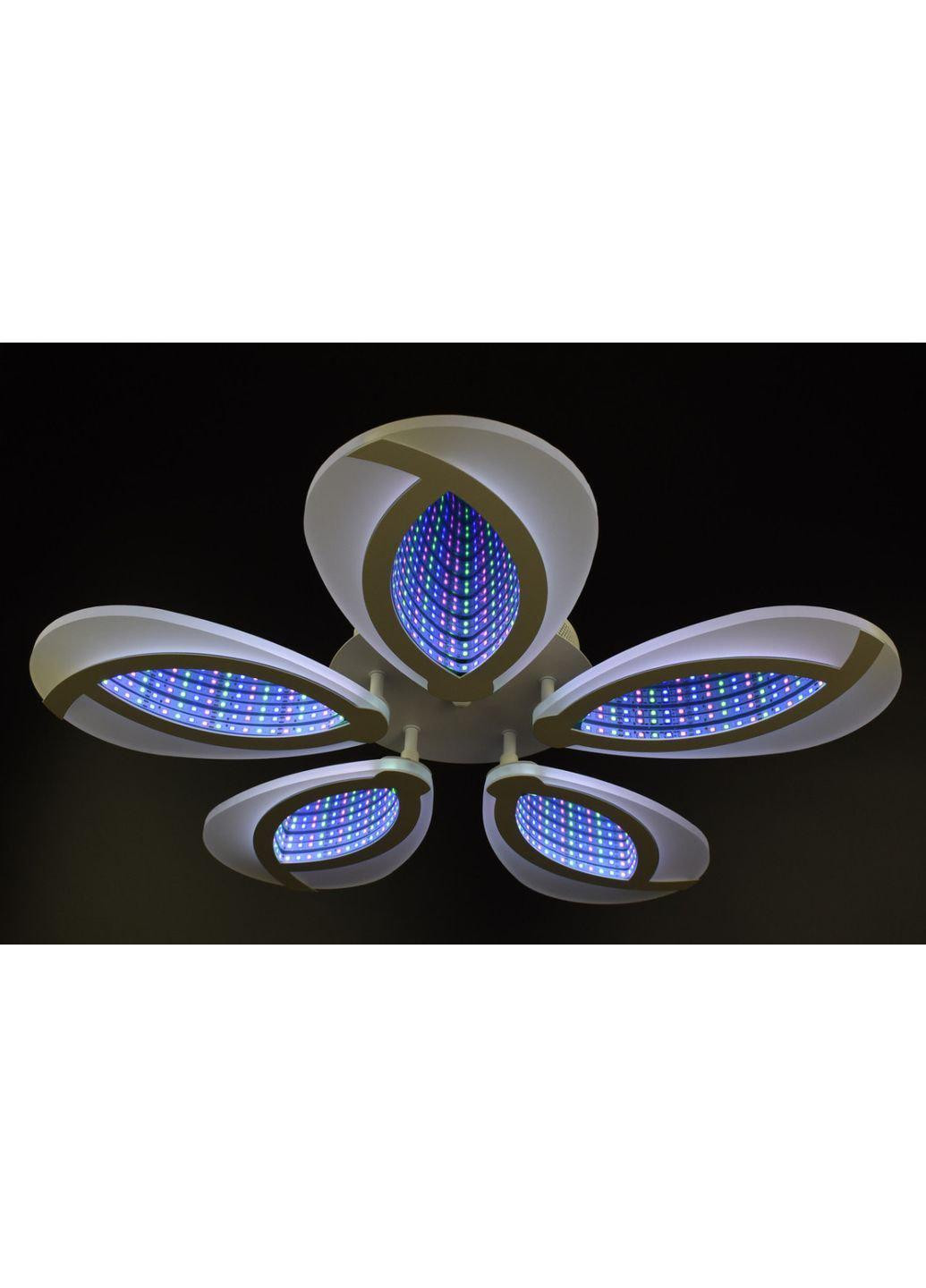 Люстра потолочная LED с пультом A2701/5-wh Белый 8х59х59 см. Sunnysky (253122192)