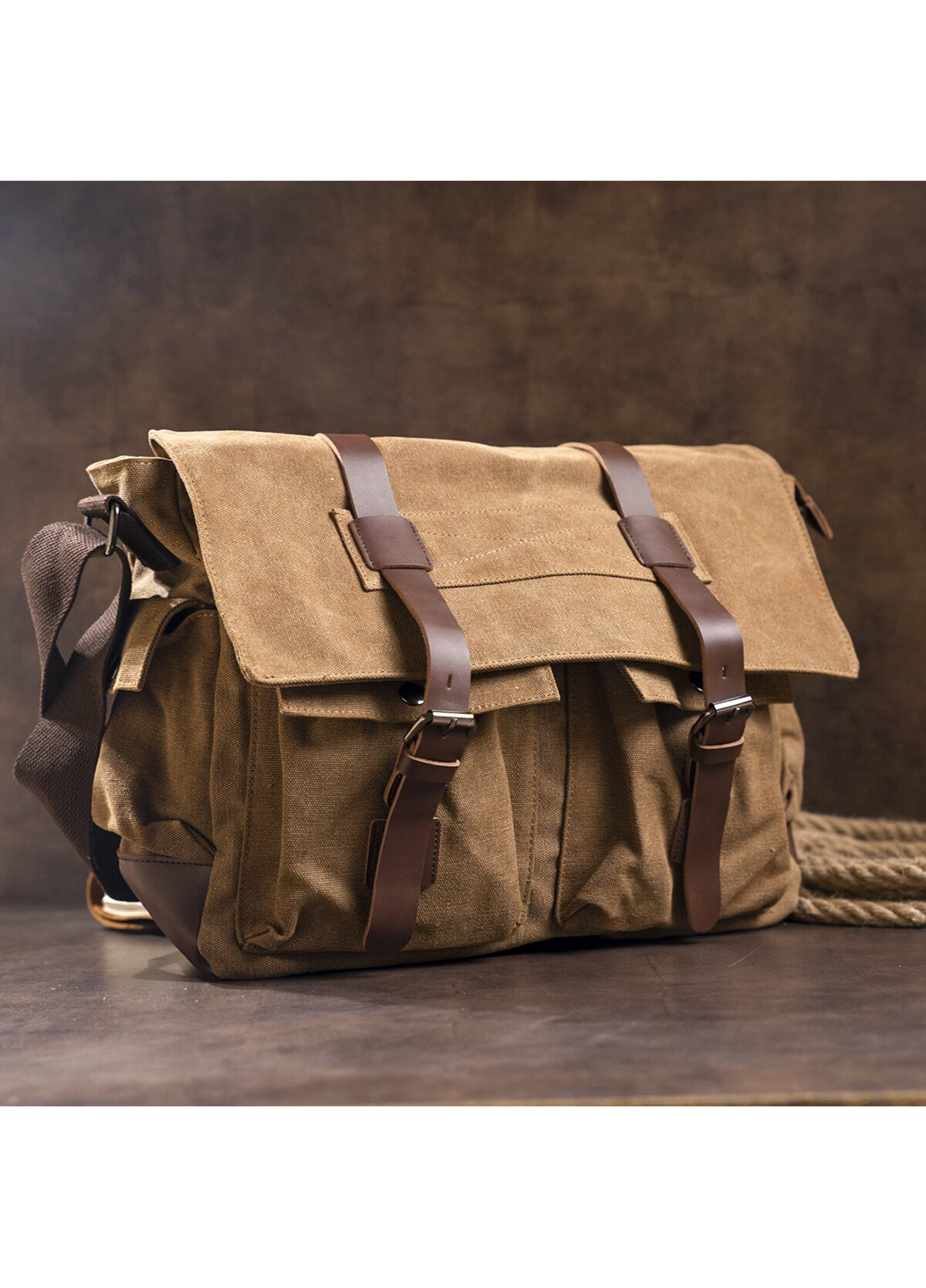 Мужская сумка 30х35х12 см Vintage (229459458)