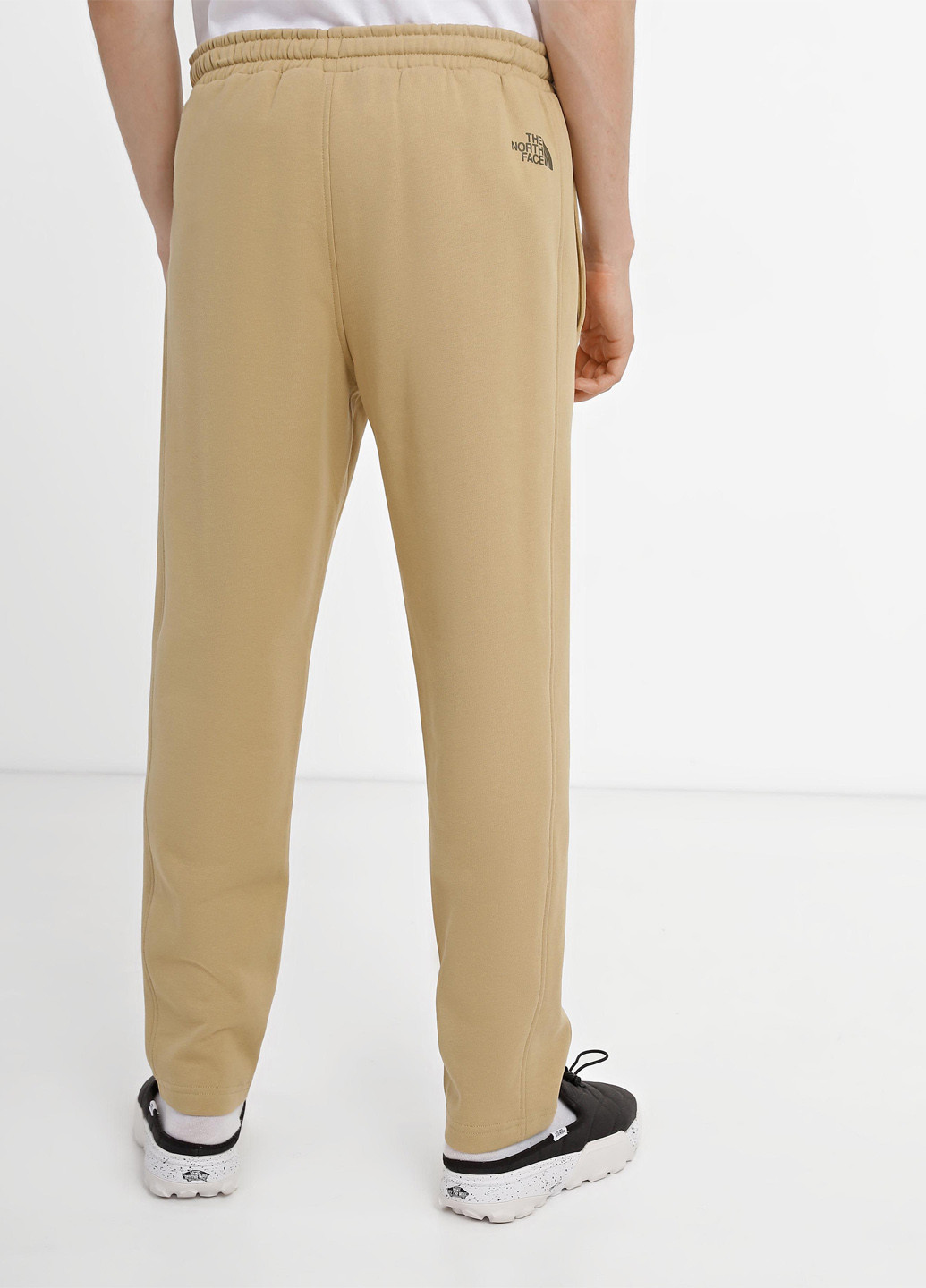Бежевые спортивные демисезонные зауженные брюки The North Face