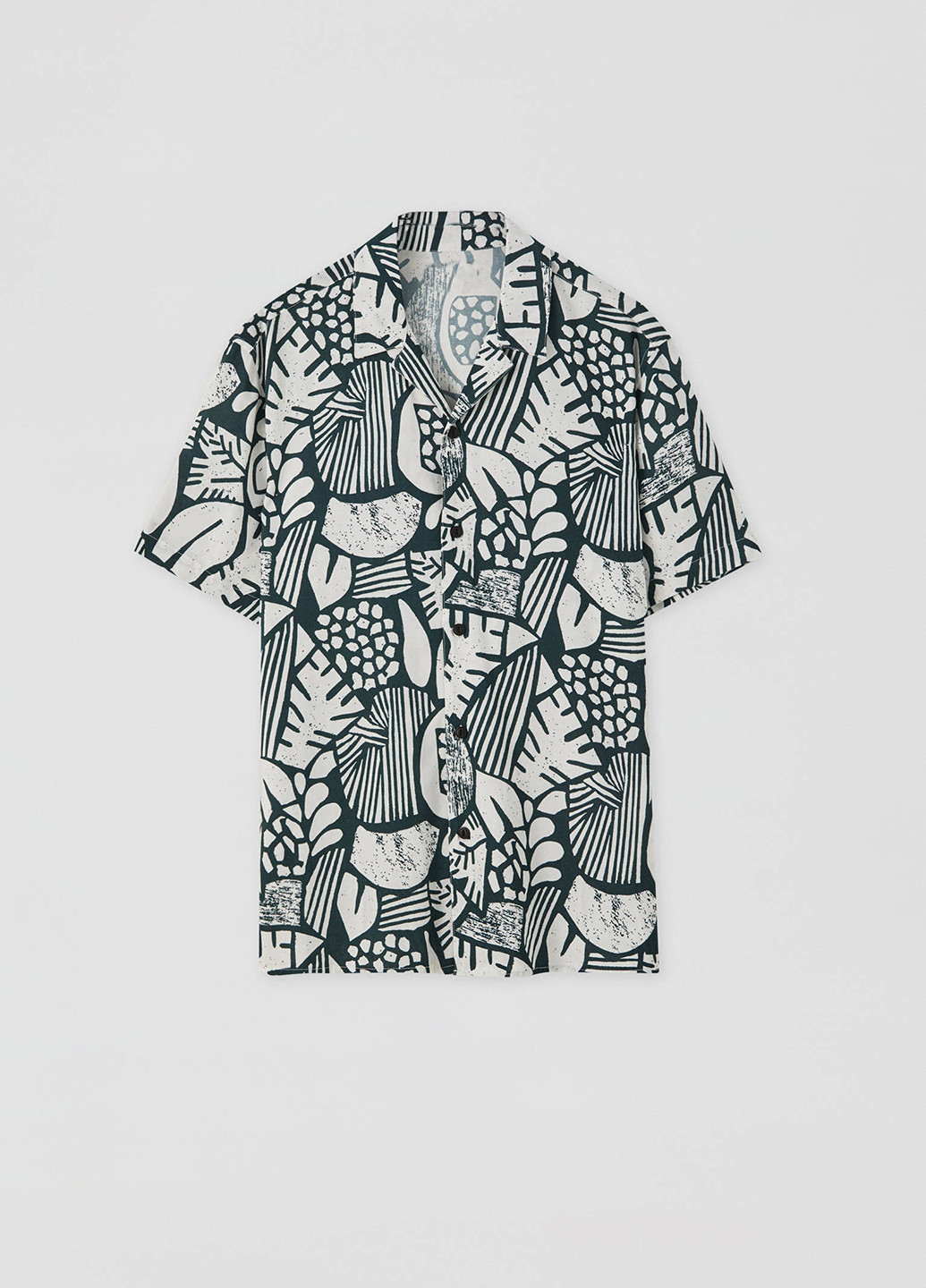 Цветная кэжуал рубашка с рисунком Pull & Bear