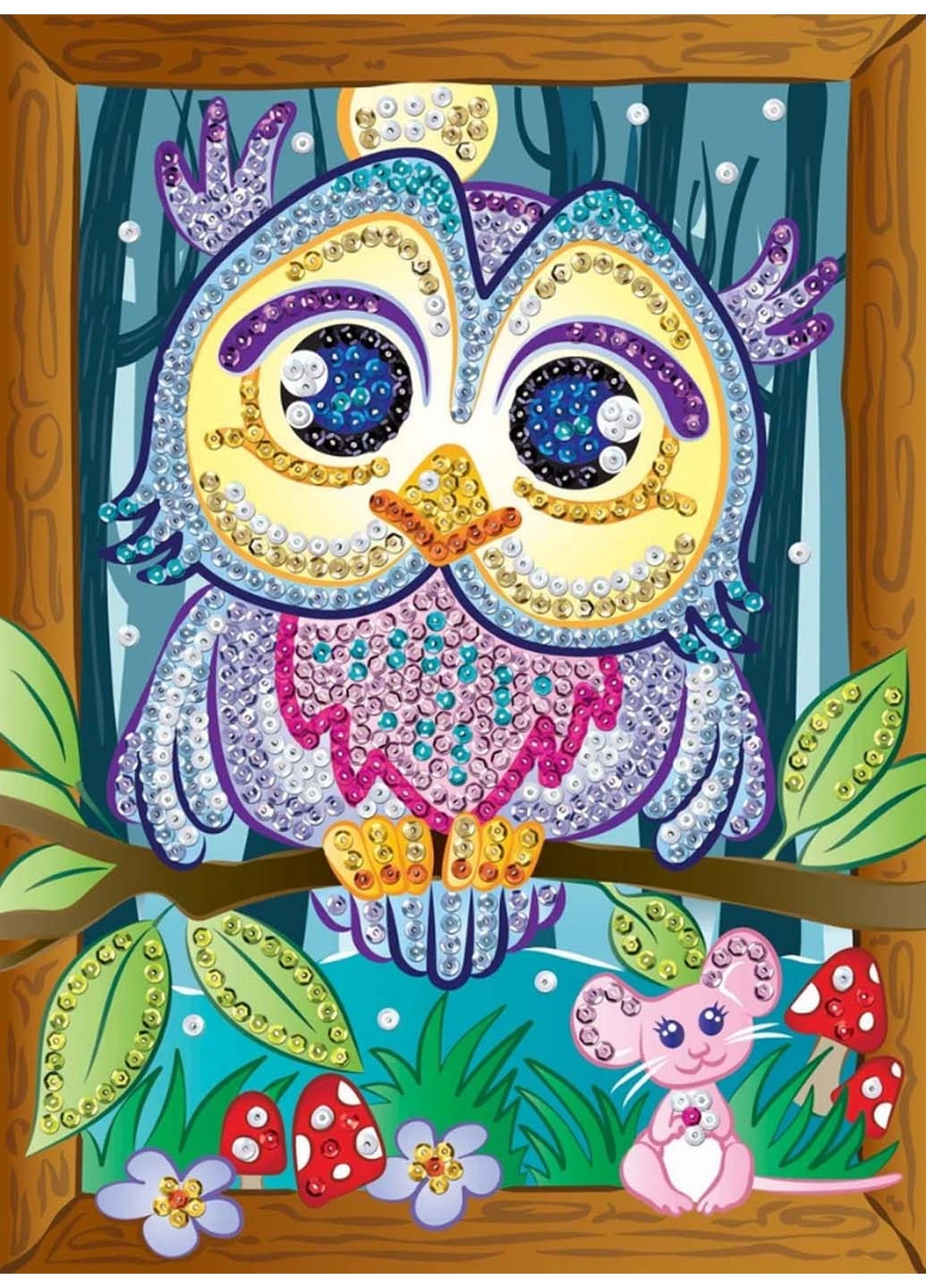 Набір для творчості Smoogles Сова Sequin Art (253273994)