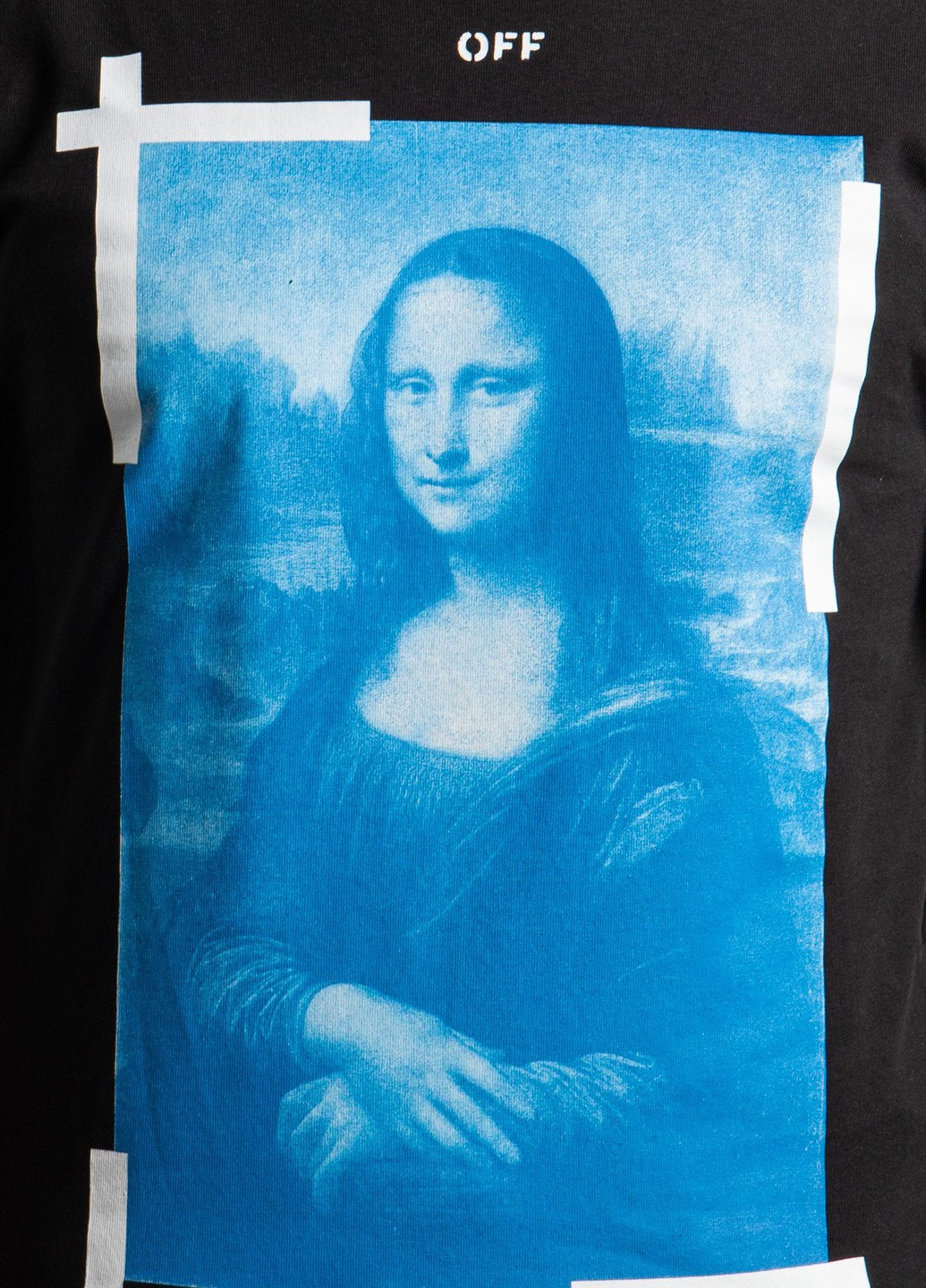 Чорна чорна футболка з принтом Off-White