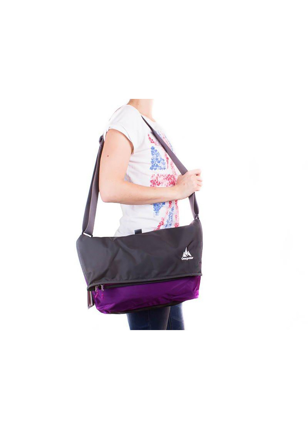 Жіноча спортивна сумка через плече 32х35х10 см Onepolar (253032049)