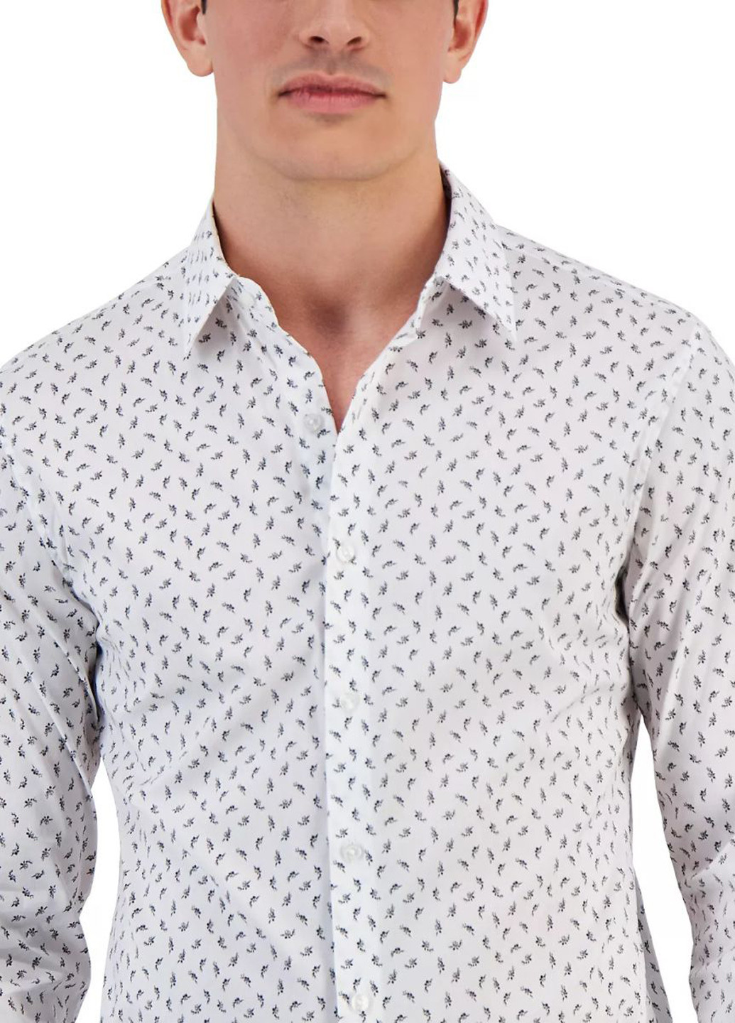 Белая кэжуал рубашка с цветами Michael Kors