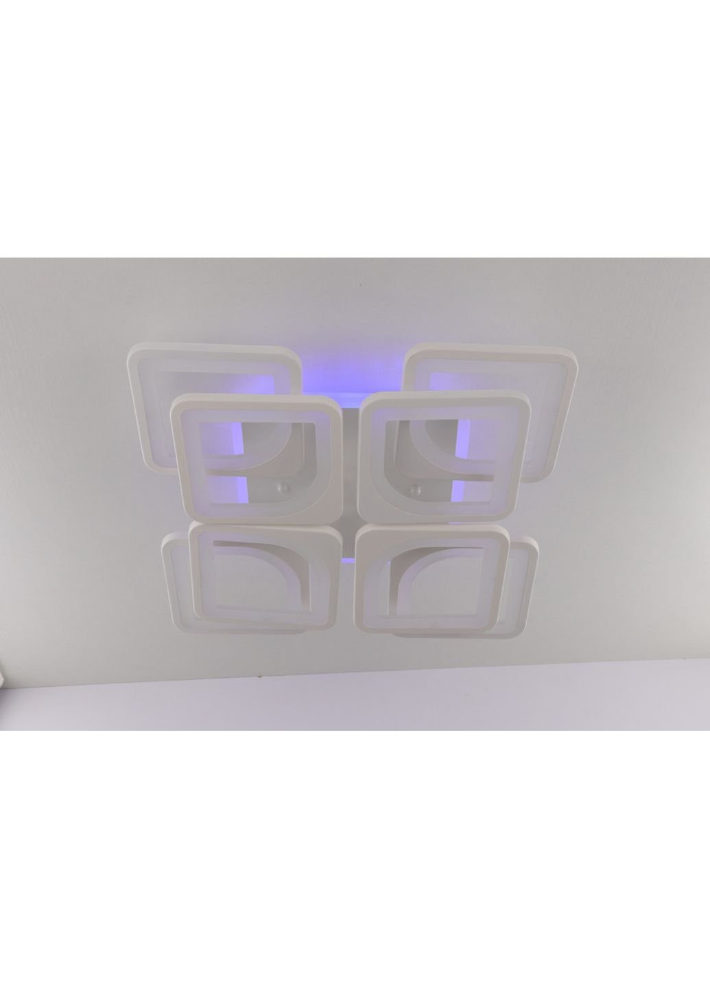 Люстра стельова LED з пультом A2281/4+4S-RGB-wh Білий 11х43х43 см. Sunnysky (253629280)
