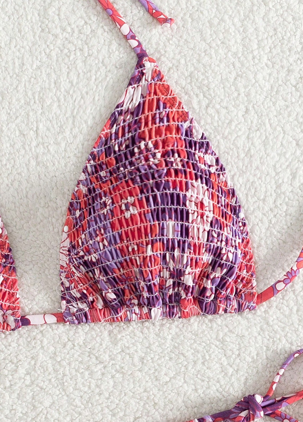 Комбінований літній купальник (ліф, трусики) бікіні SHEIN