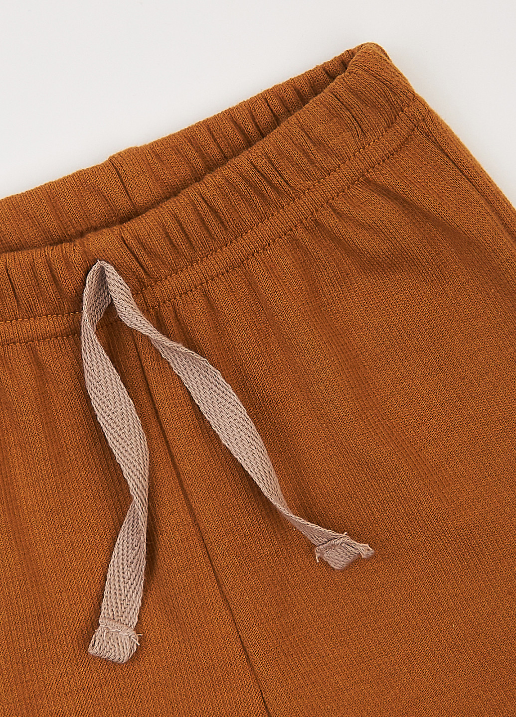 Коричневый демисезонный комплект (лонгслив, брюки) Фламинго