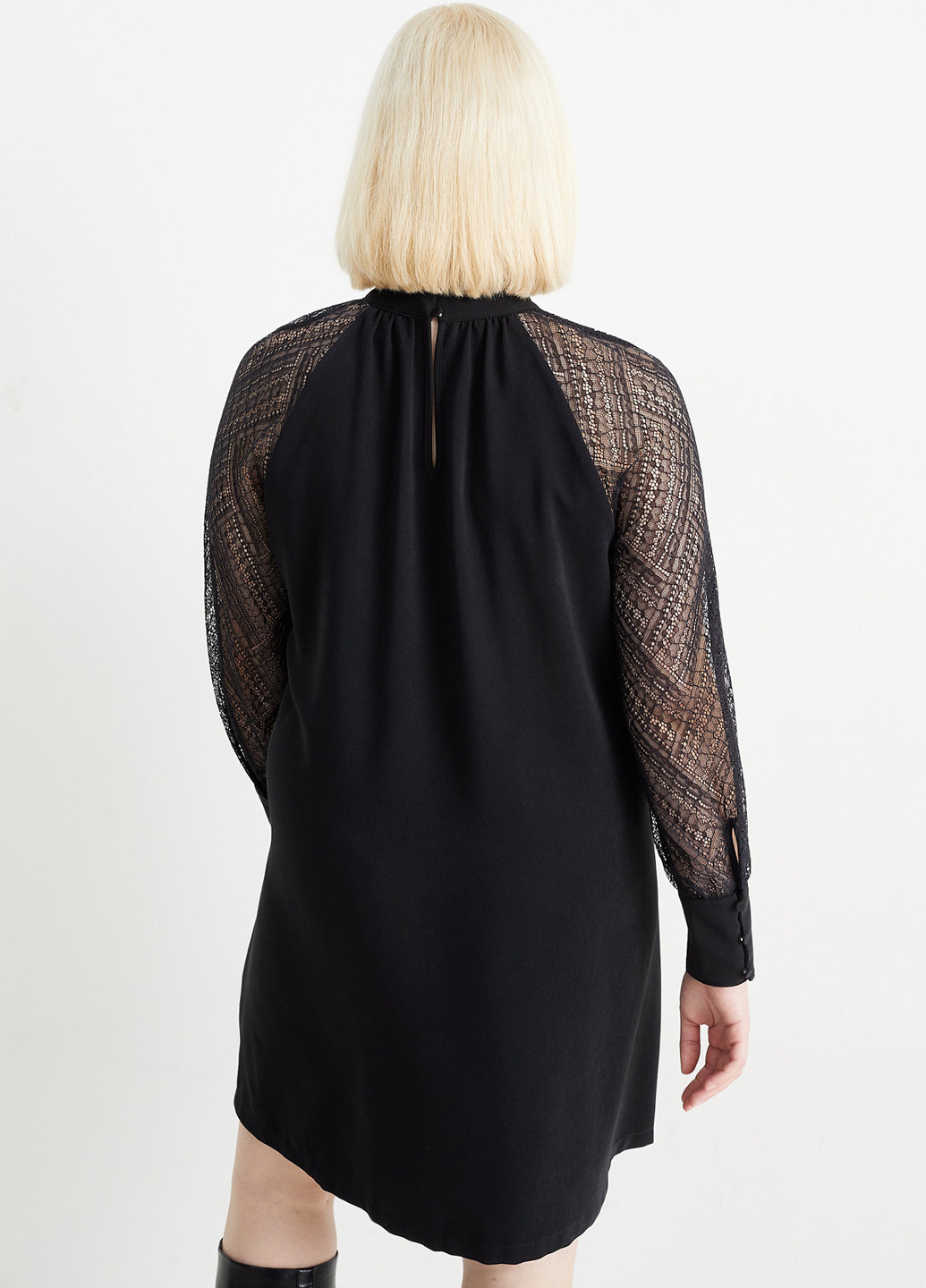 Чорна вечірня сукня а-силует C&A однотонна