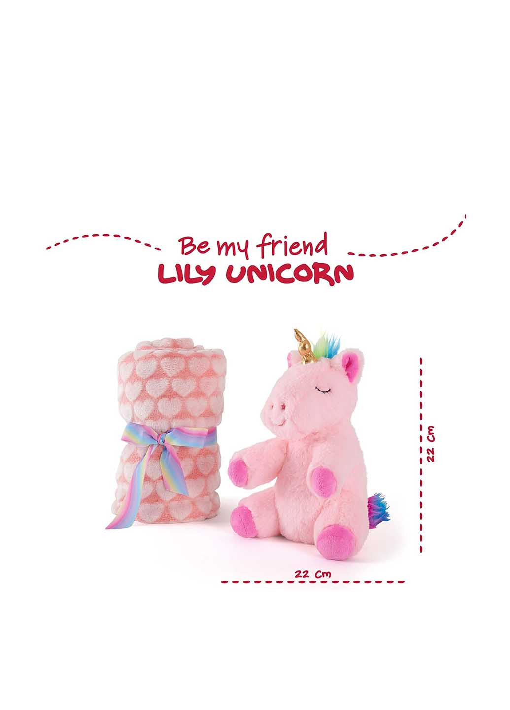 Плед з м'якою іграшкою, 120x80 см Perletti (363640832)