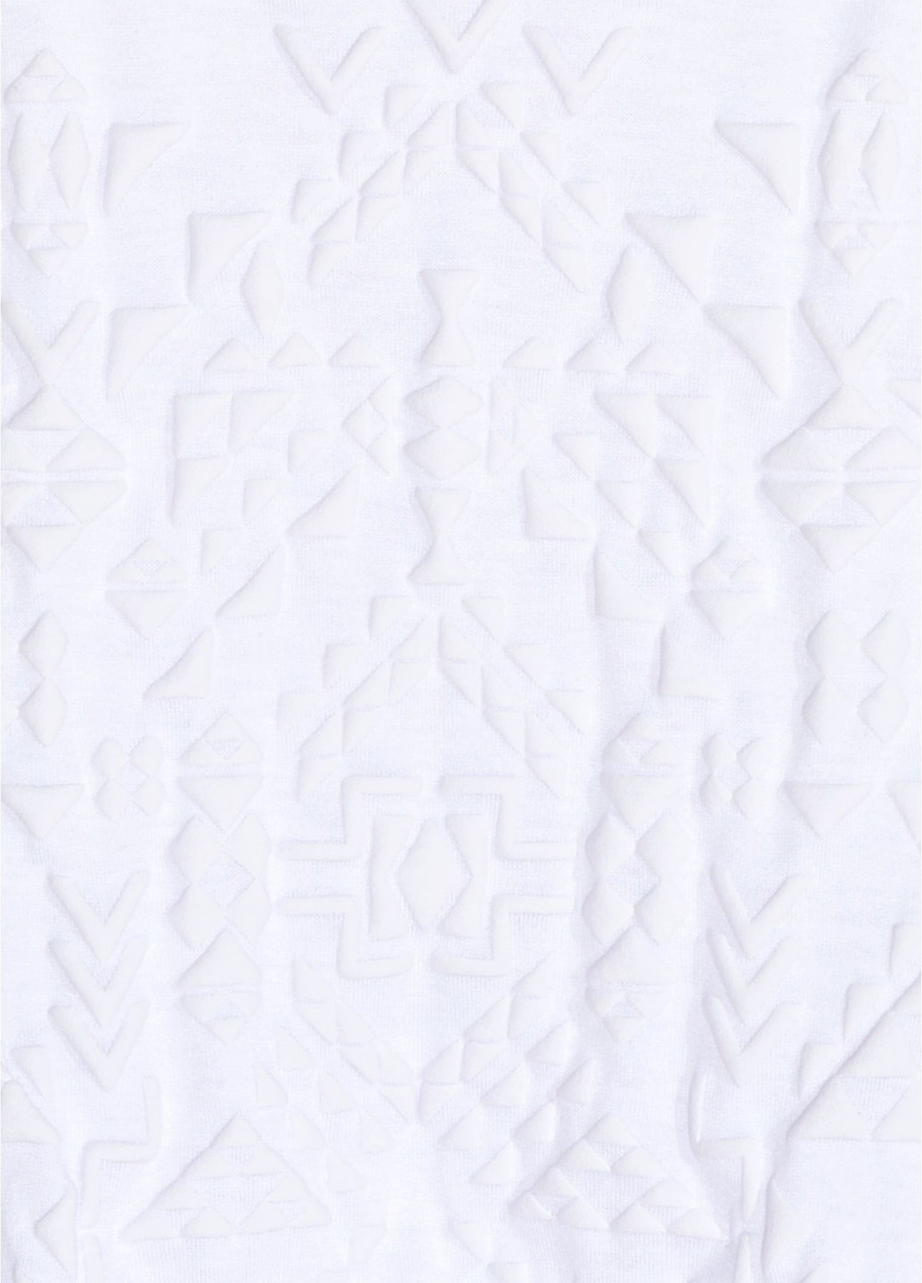 Майка H&M однотонная белая кэжуал хлопок, трикотаж