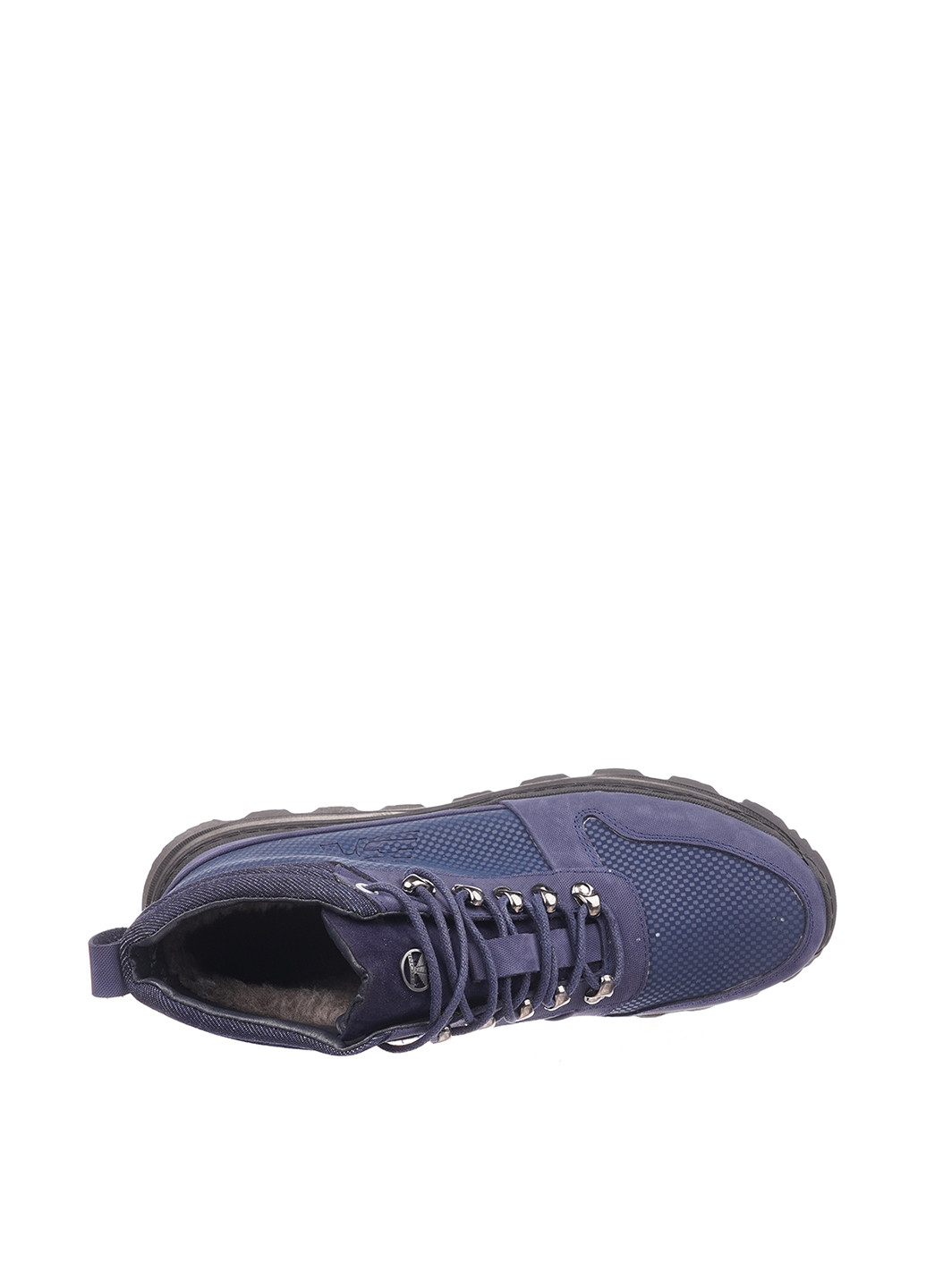 Темно-синие зимние ботинки тимберленды Broni