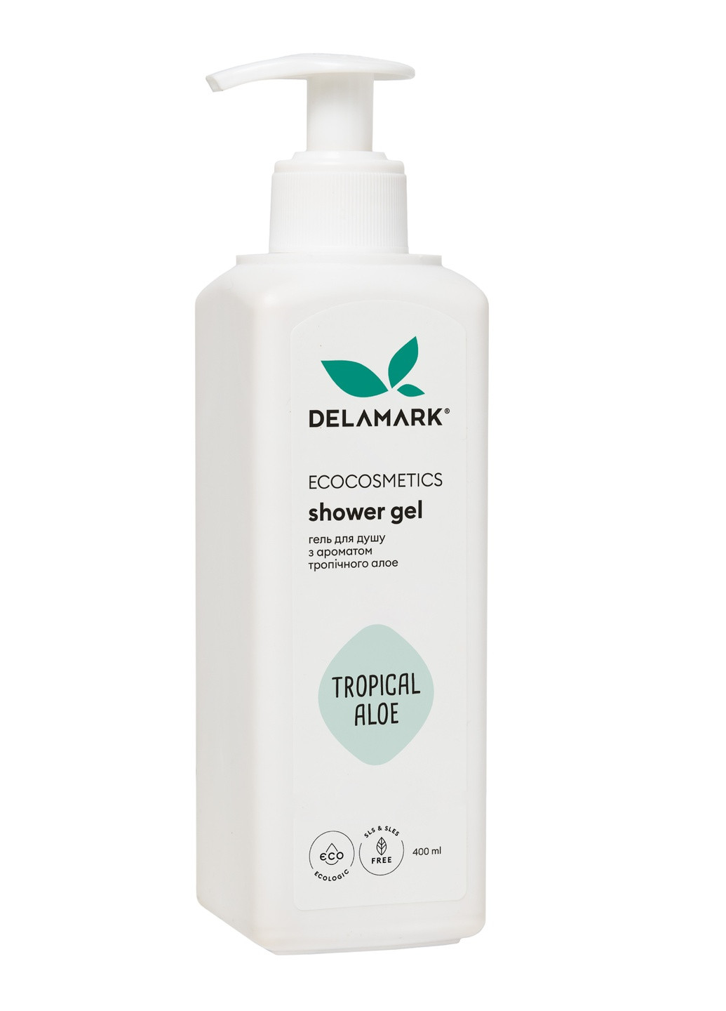 Гель для душу з ароматом тропічного алое 400 мл (4820152331915) DeLaMark (255288255)