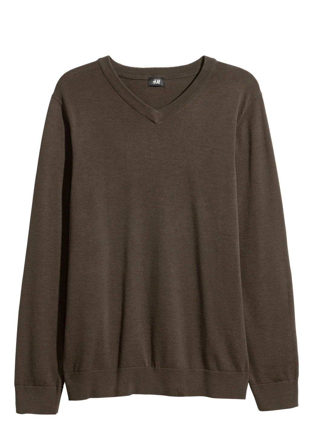 Темно-зеленый пуловер,болотний, H&M