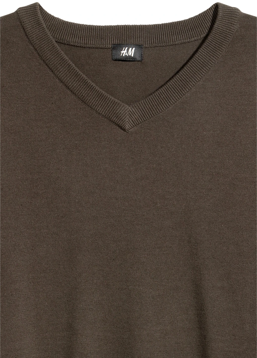 Темно-зеленый пуловер,болотний, H&M