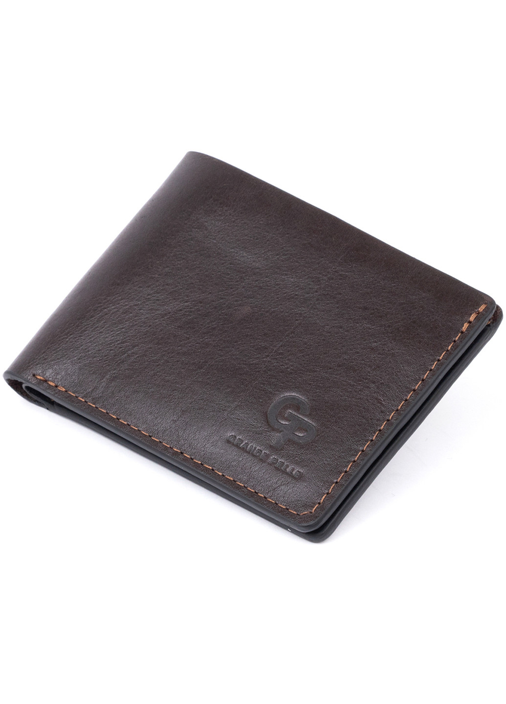 Шкіряний гаманець 9х10х1 см Grande Pelle (253174045)