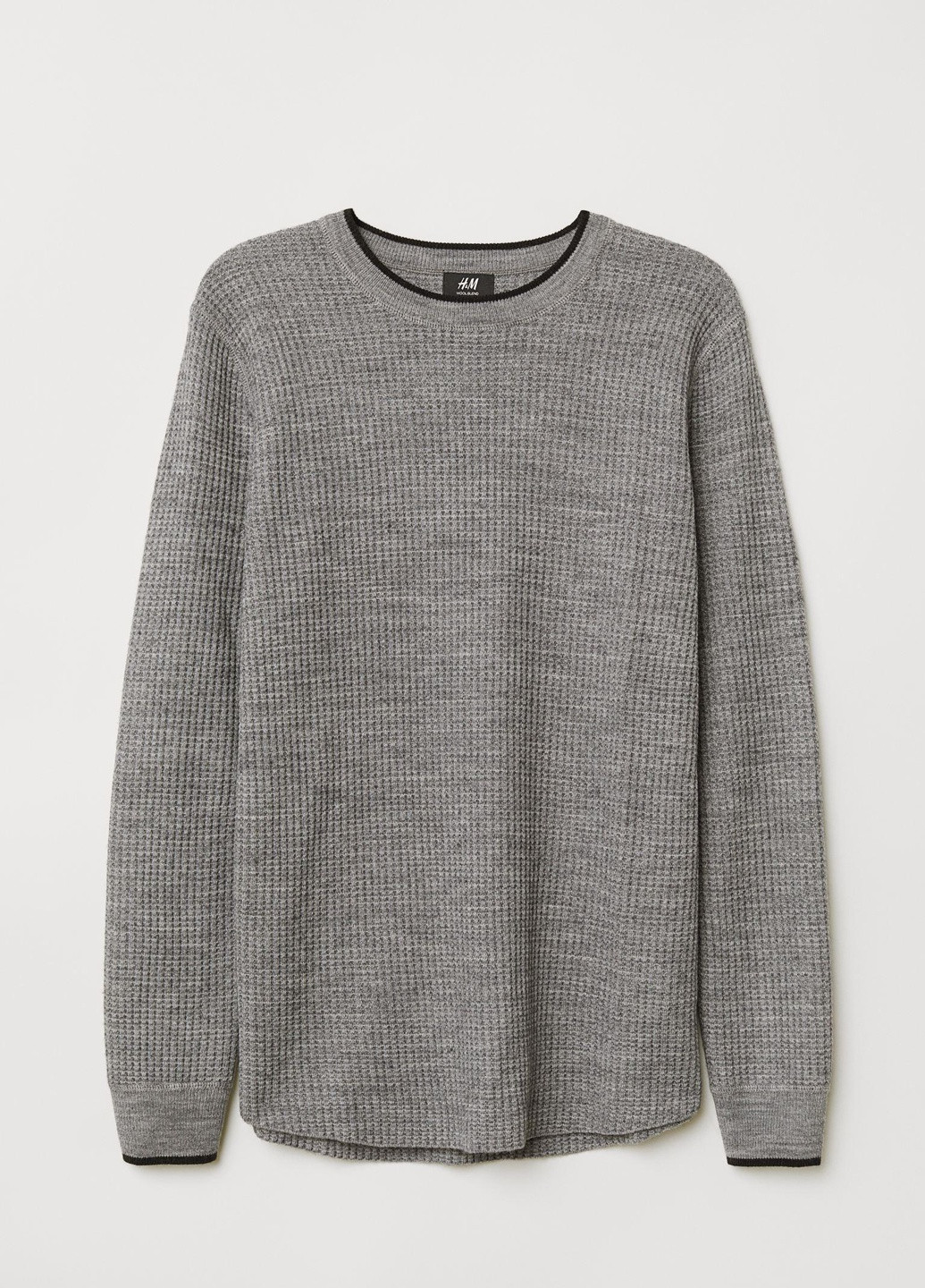 Серый джемпер,сірий, H&M