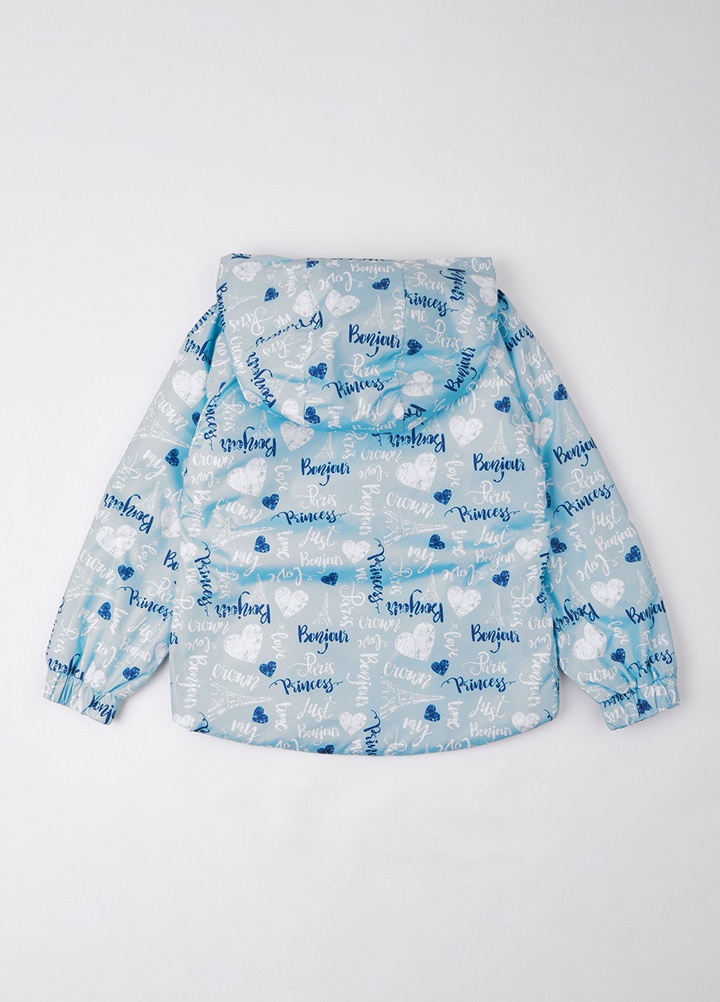 Блакитна демісезонна вітровка Одягайко