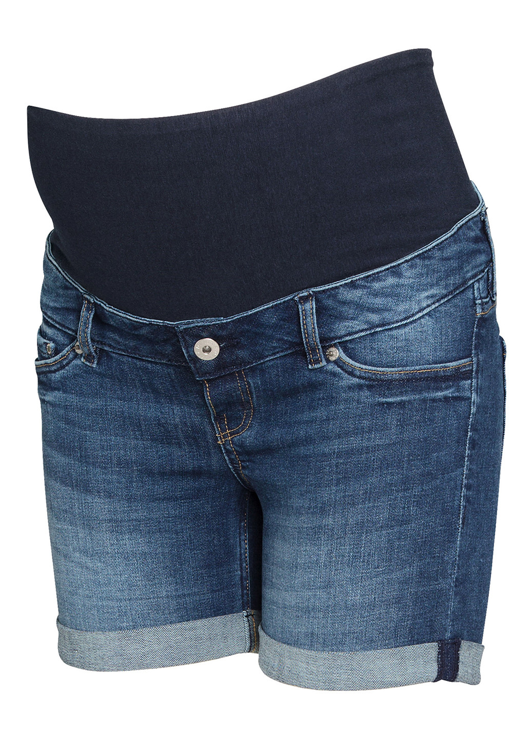 Шорты для беременных H&M градиенты синие джинсовые