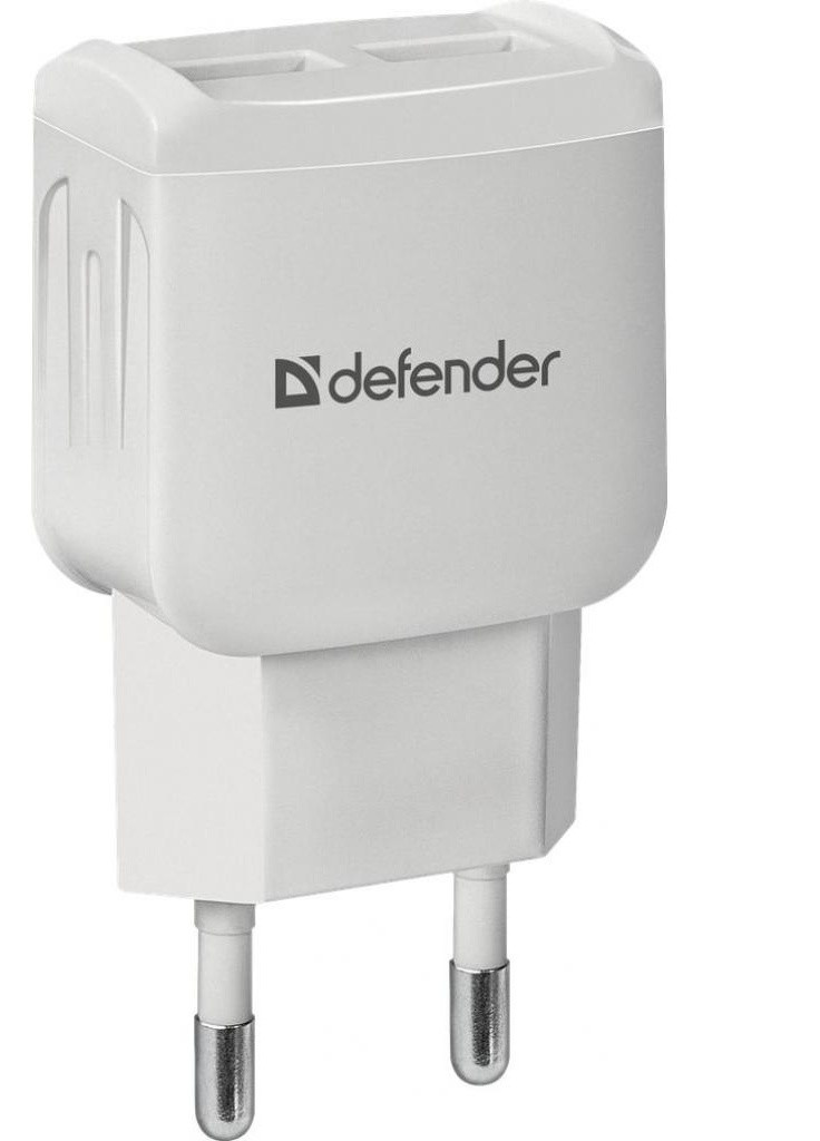 Зарядное устройство UPA-22 white, 2xUSB, 2.1A (83580) Defender (216637324)