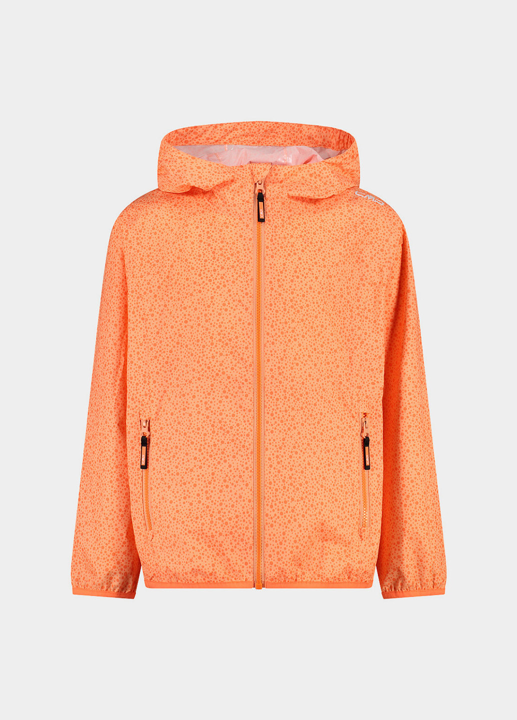 Помаранчева демісезонна вітровка CMP G JACKET RAIN FIX HOOD