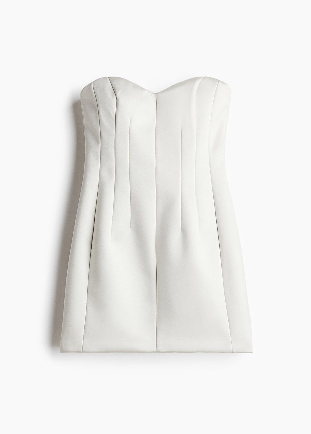 Серебристое коктейльное платье платье-футболка H&M однотонное