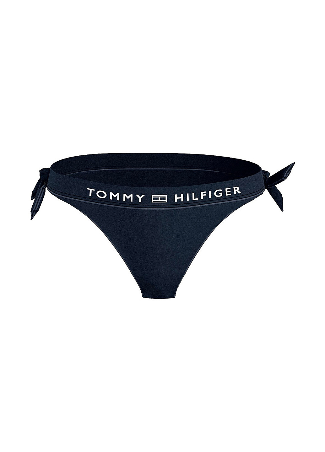 Темно-синие купальные трусики-плавки с надписью Tommy Hilfiger
