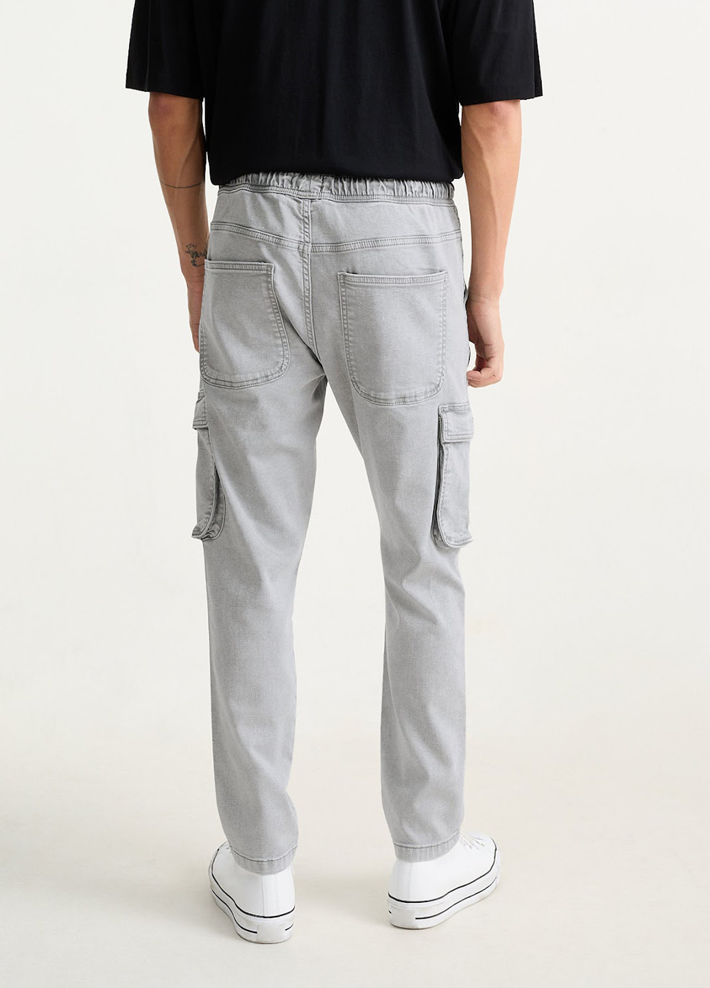 Серые демисезонные карго джинси C&A