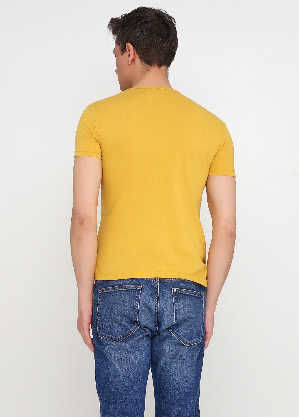 Жовта футболка з коротким рукавом LEXSUS