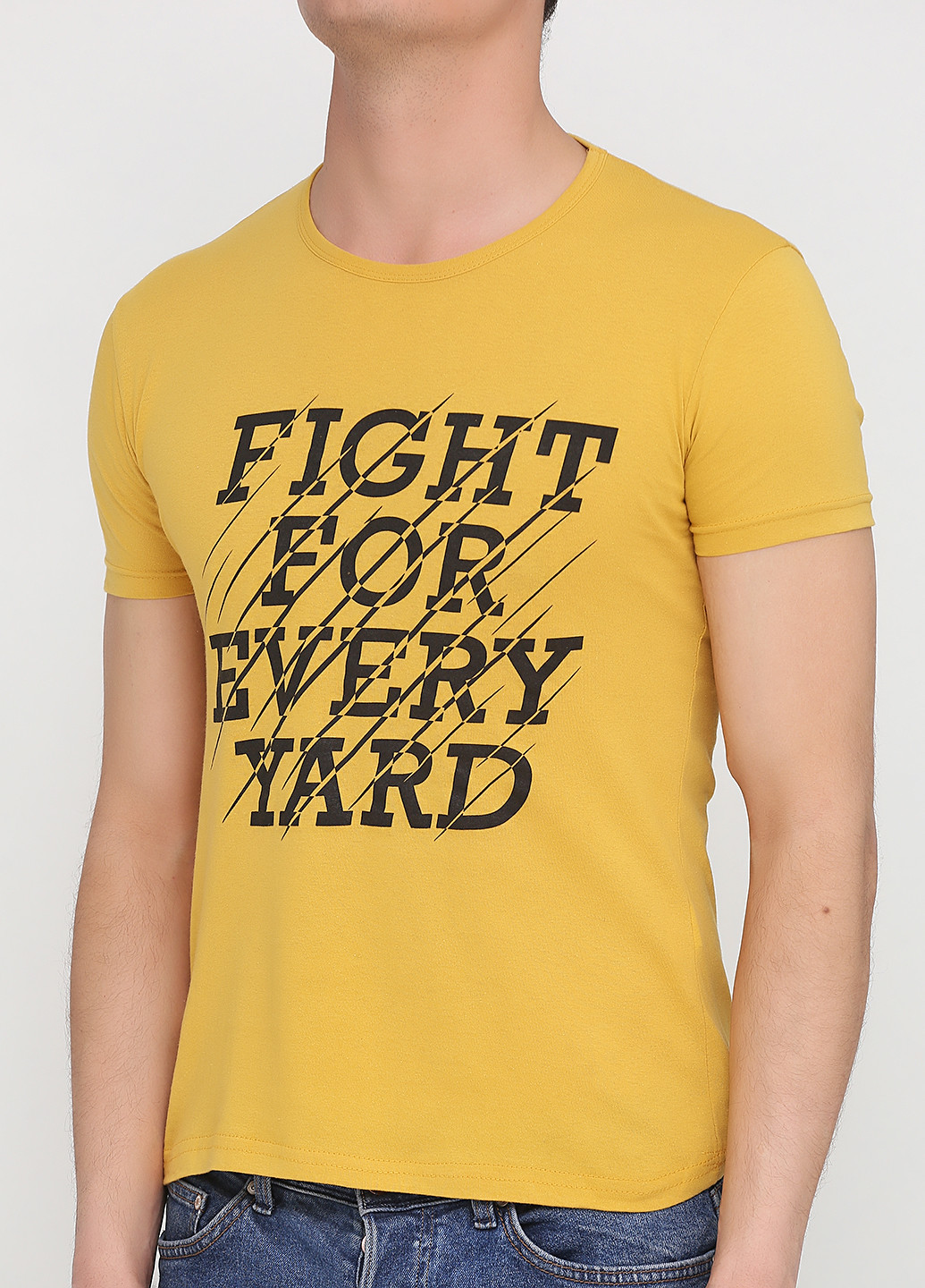 Жовта футболка з коротким рукавом LEXSUS