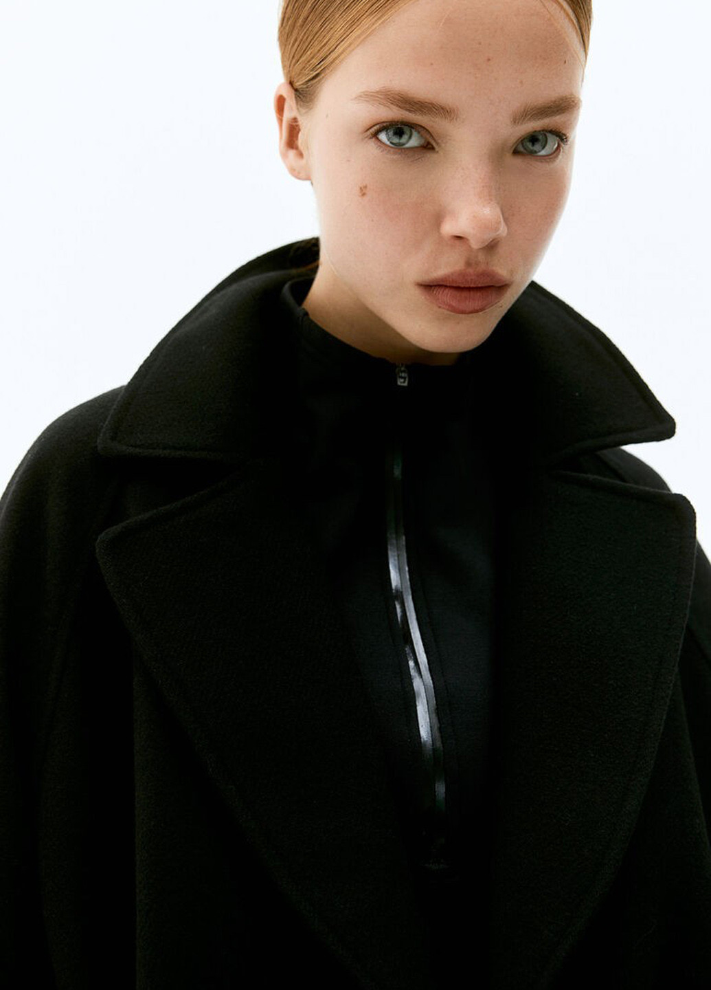 Чорне демісезонне Пальто H&M