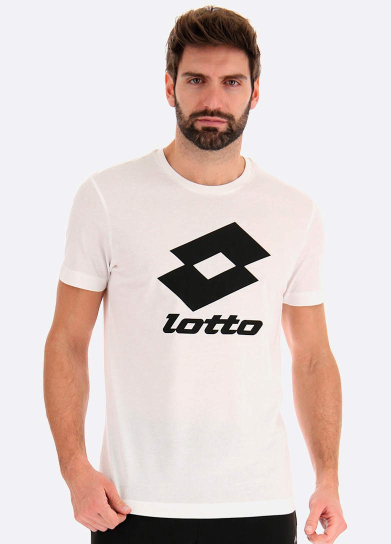 Белая футболка Lotto SMART II TEE JS