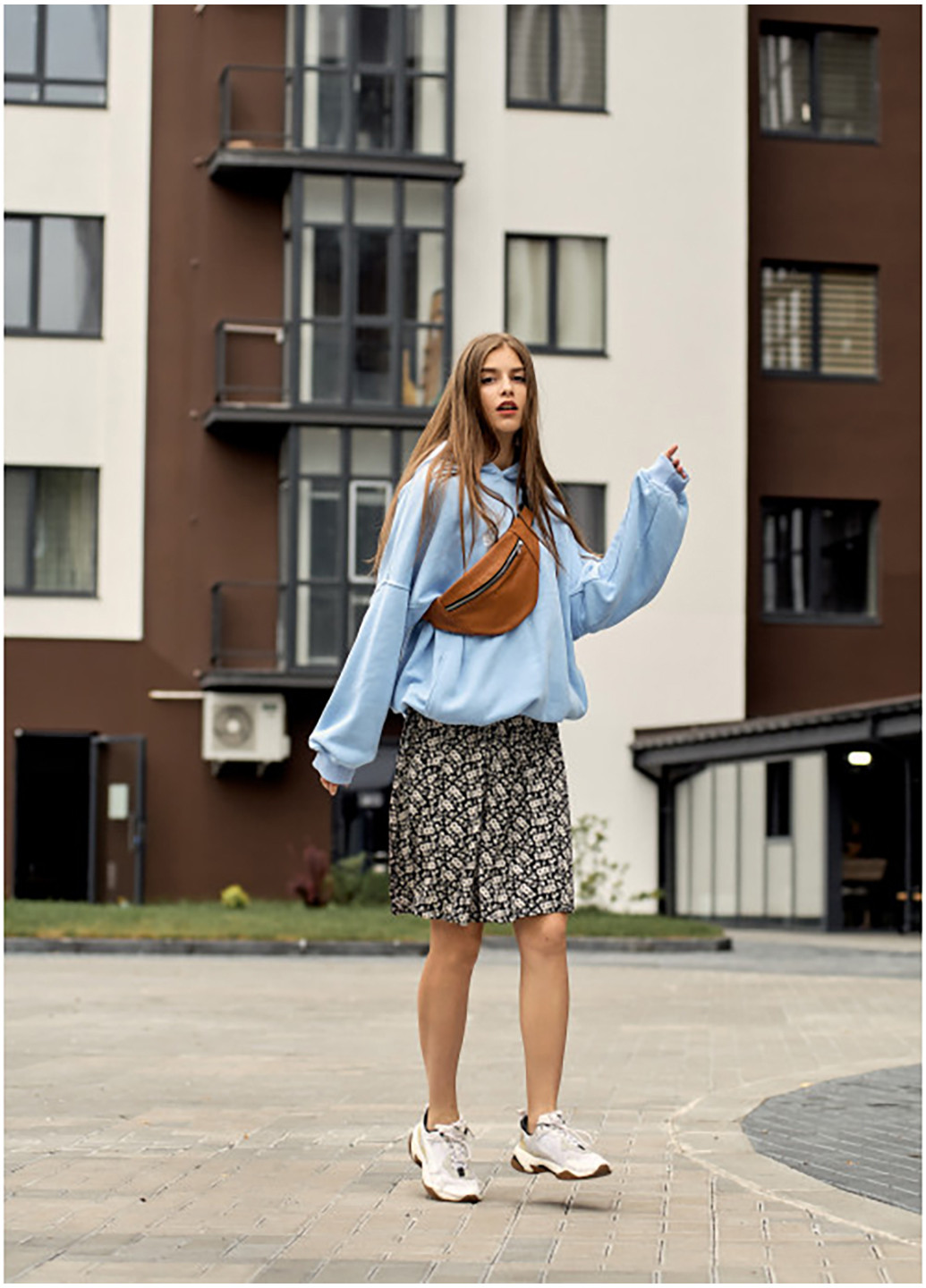 Женская сумка на пояс (бананка) 33х14х5 см Sambag (252127255)