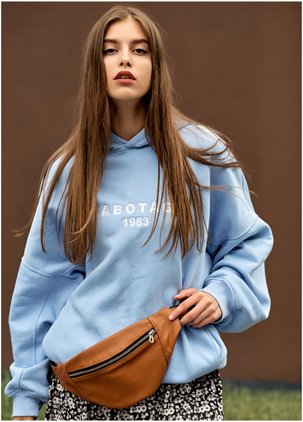 Женская сумка на пояс (бананка) 33х14х5 см Sambag (252127255)