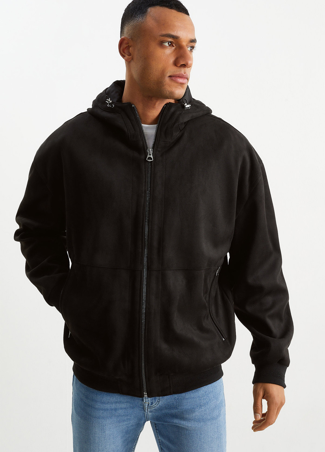 Чорна демісезонна вітровка C&A