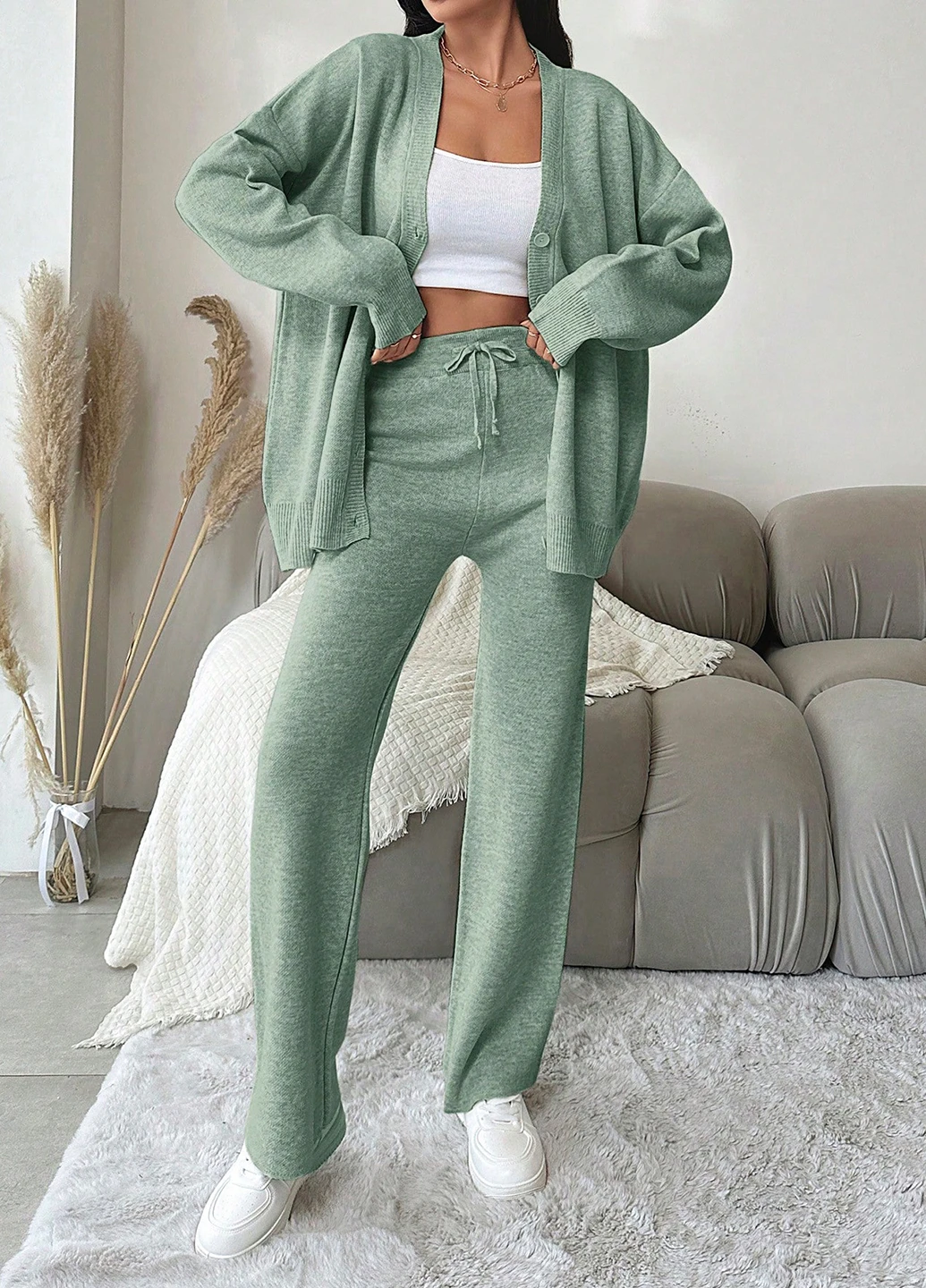 Костюм (кардиган, брюки) SHEIN (311512940)