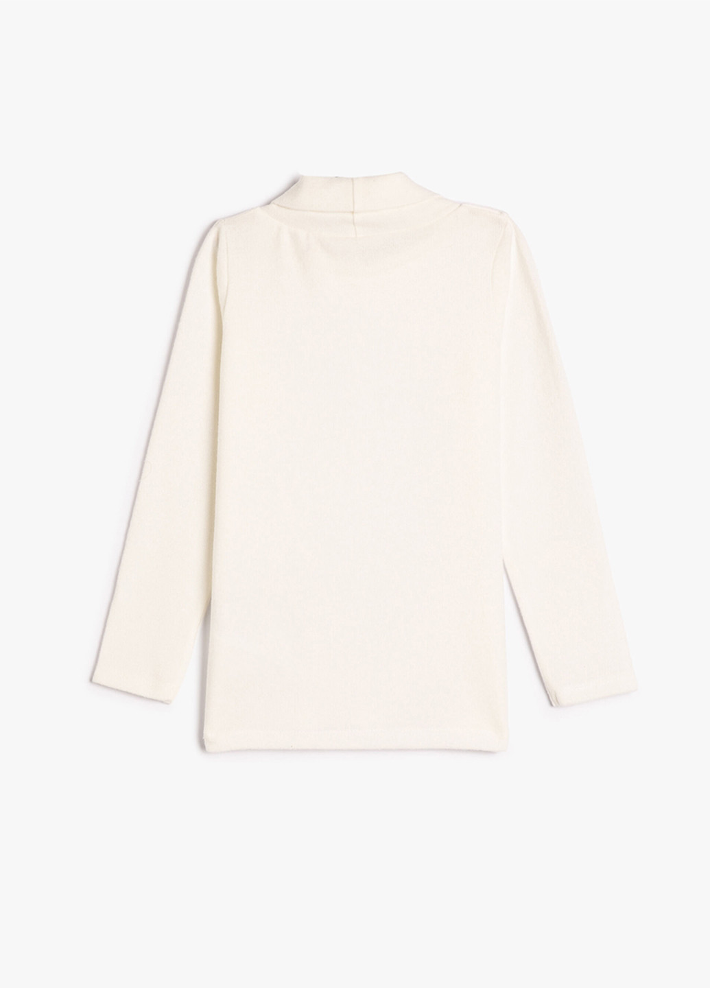 Молочный демисезонный кэжуал лонгслив KOTON однотонный