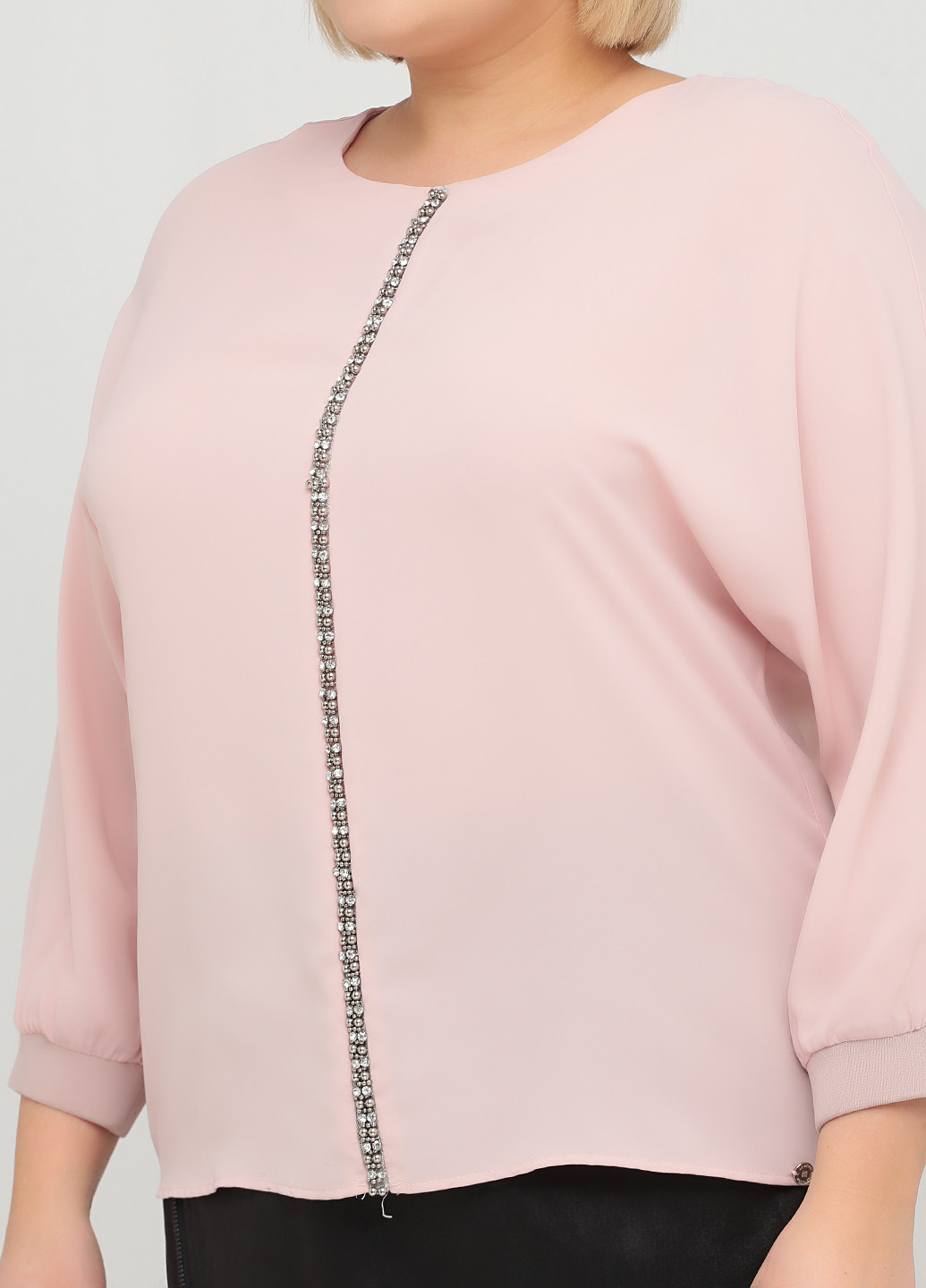 Светло-розовая блуза White