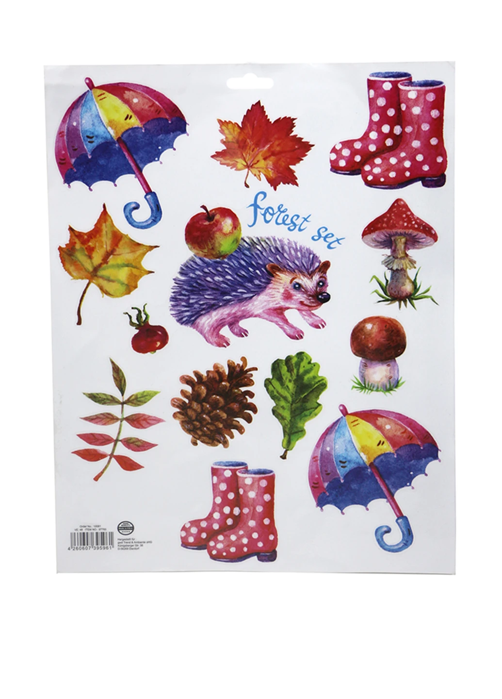 Наклейки на окна в детскую (13 шт.), 38х25 см REWE-Zentral (201895865)
