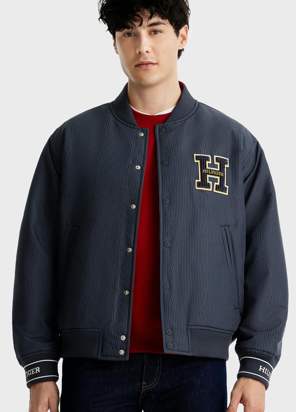 Бомбер Tommy Hilfiger на кнопках (347228281)