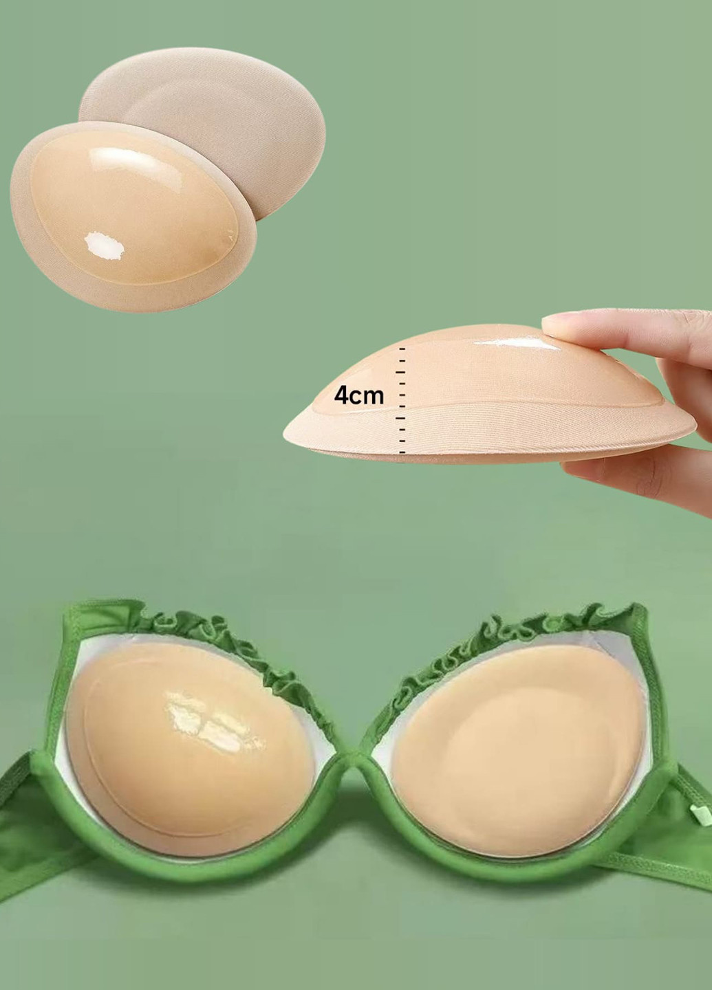 Вкладыш для бюстгальтера (2 шт.) SHEIN (367042198)