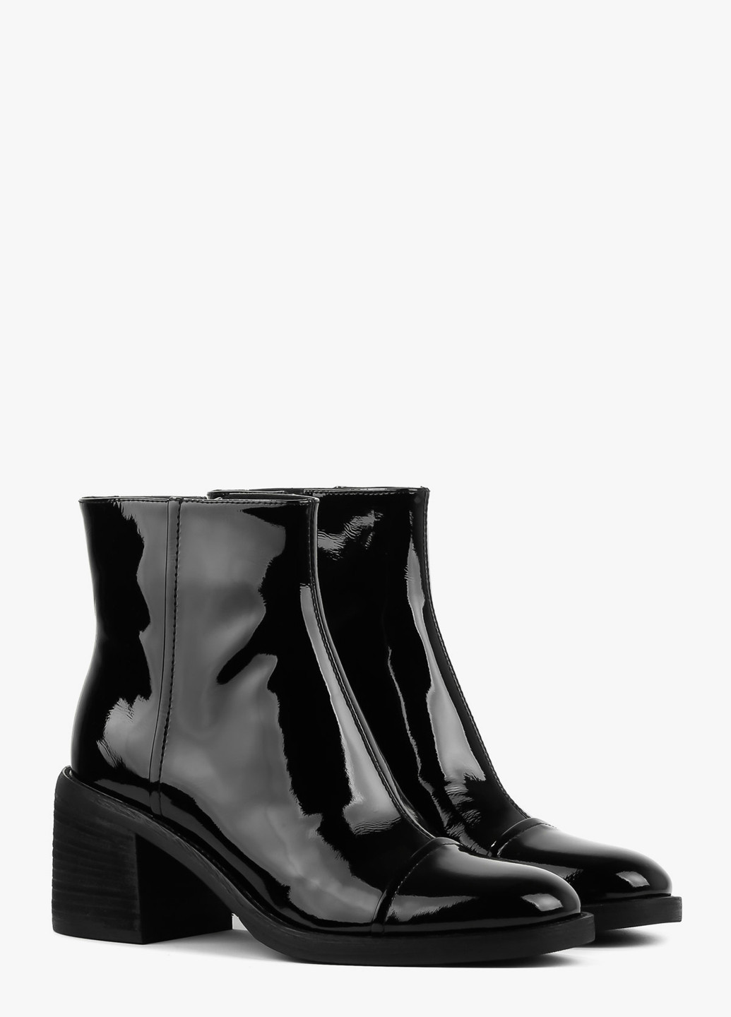 Черные демисезонная ботильоны Le'BERDES