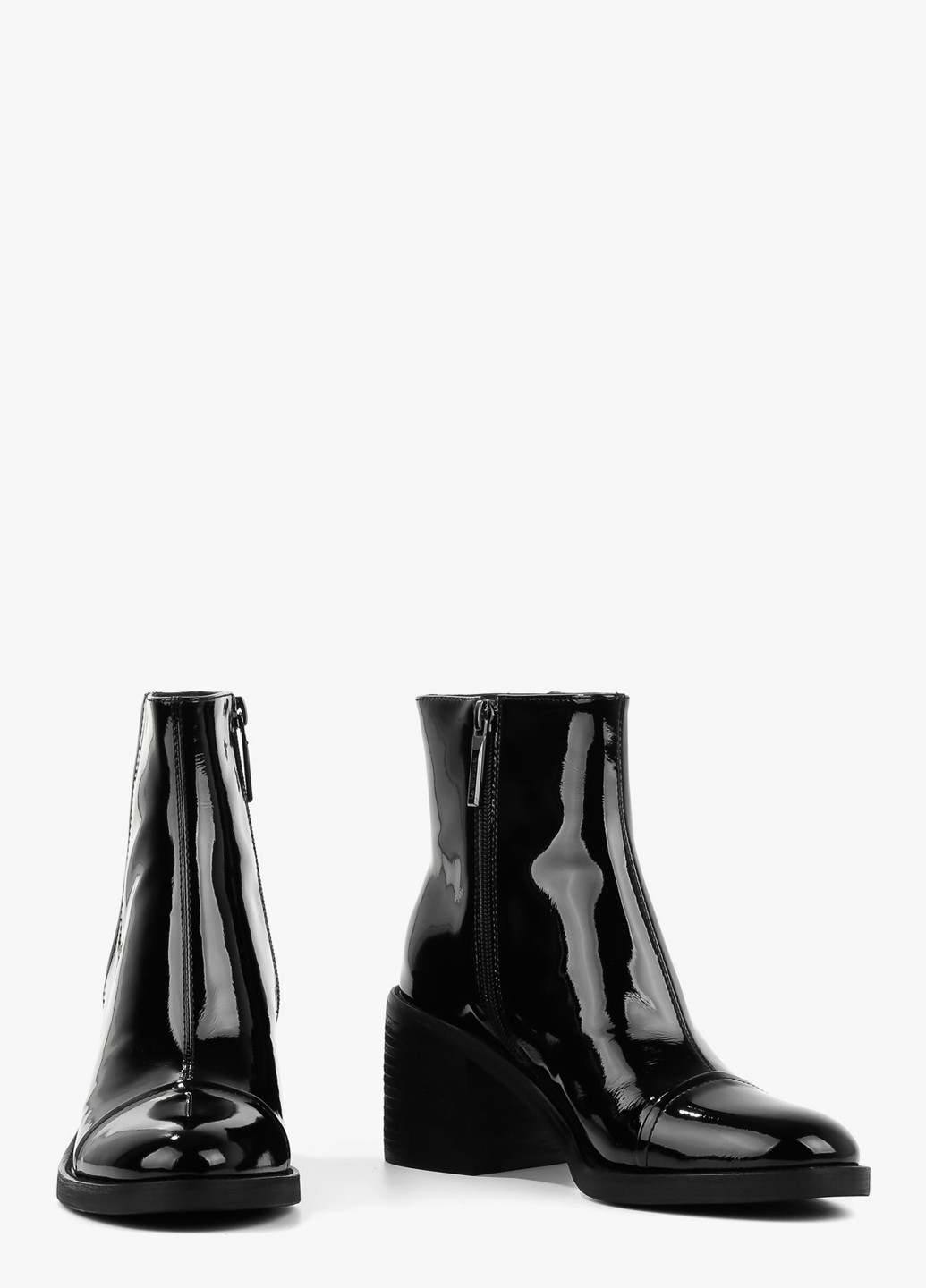 Черные демисезонная ботильоны Le'BERDES