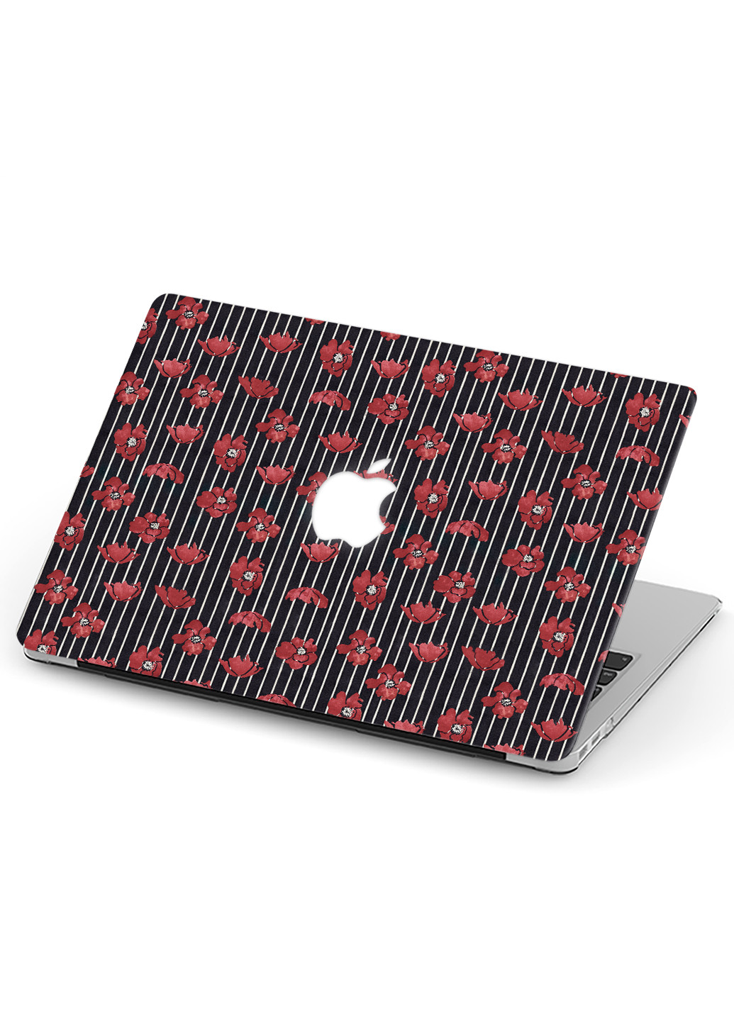 Чохол пластиковий для Apple MacBook Air 13 A1932 / A2179 / A2337 Червоні маки (9656-2782) MobiPrint (219125730)