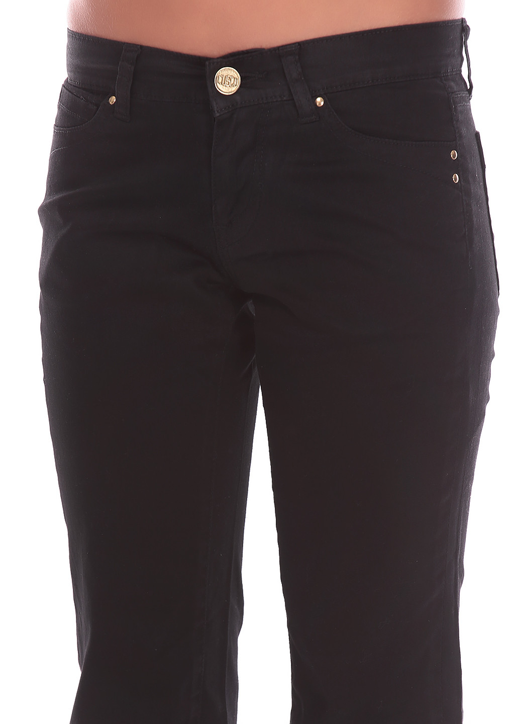 Черные кэжуал демисезонные прямые брюки Custo Barcelona